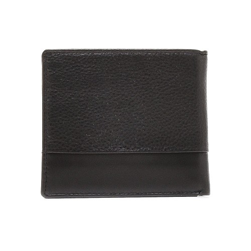 Портмоне BUGATTI АТЛАНТА | ATLANTA, чёрное, натуральная воловья кожа, 10,5х1х9 см