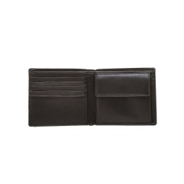 Портмоне BUGATTI АТЛАНТА | ATLANTA, чёрное, натуральная воловья кожа, 10,5х1х9 см