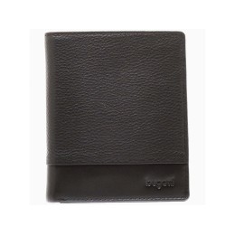 Портмоне BUGATTI АТЛАНТА | ATLANTA, чёрное, натуральная воловья кожа, 10,5х2х12,5 см