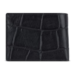 Портмоне BUGATTI НЕВИО | NEVIO, чёрный, воловья кожа/козья кожа/полиэстер, 12,5х2,5х9,3 см