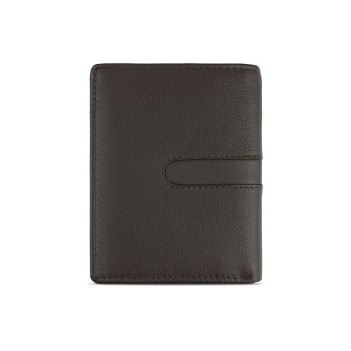 Портмоне BUGATTI ШЕДЕВР | BOMBA, с защитой данных RFID, коричневое, кожа козы/полиэстер, 10х2х12,5 см