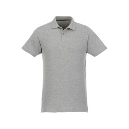 Мужское поло Helios с коротким рукавом, серый яркий