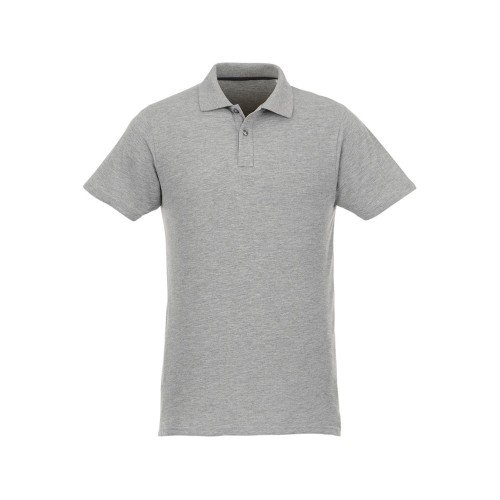 Мужское поло Helios с коротким рукавом, серый яркий