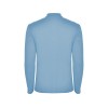 Рубашка поло "Estrella" мужская с длинным рукавом, небесно-голубой