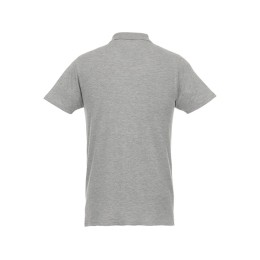 Мужское поло Helios с коротким рукавом, серый яркий