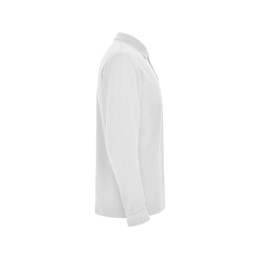 Рубашка поло "Estrella" мужская с длинным рукавом, белый