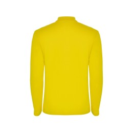 Рубашка поло "Estrella" мужская с длинным рукавом, желтый