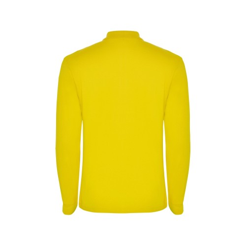 Рубашка поло "Estrella" мужская с длинным рукавом, желтый