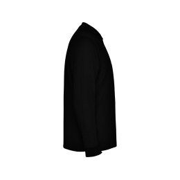 Рубашка поло "Carpe" мужская с длинным рукавом, черный