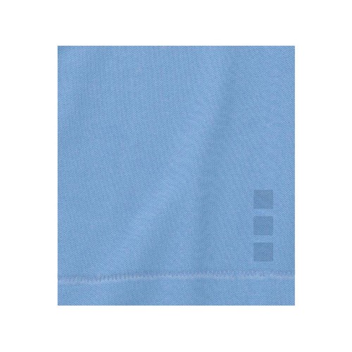 Calgary мужская футболка-поло с коротким рукавом, голубой