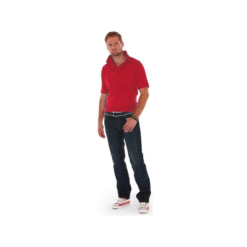 Рубашка поло "Boston" мужская, красный