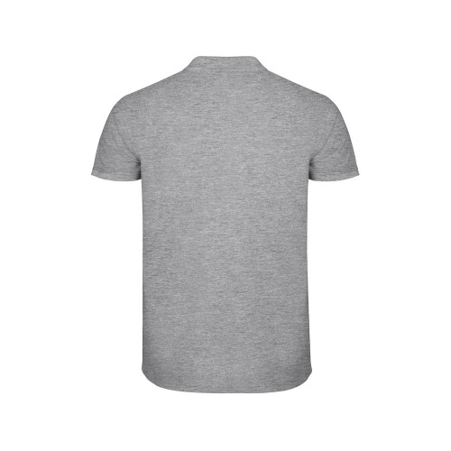 Рубашка поло "Star" мужская, серый меланж