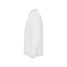 Рубашка поло "Carpe" мужская с длинным рукавом, белый
