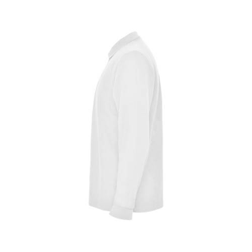 Рубашка поло "Carpe" мужская с длинным рукавом, белый