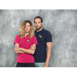 Мужское поло Helios с коротким рукавом, оранжевый