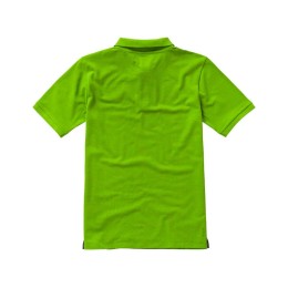 Calgary мужская футболка-поло с коротким рукавом, зеленое яблоко