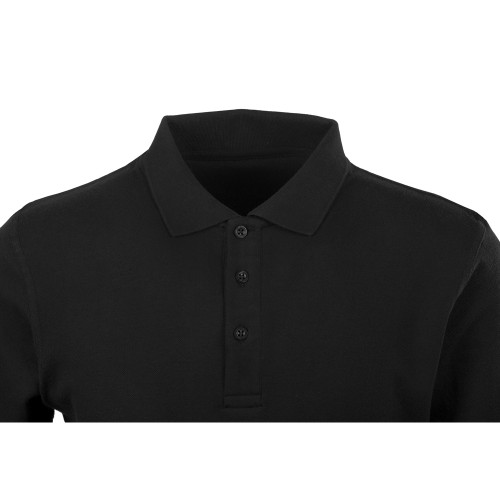 Поло с эластаном «Chicago», 200гр пике, черный