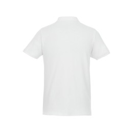 Мужское поло Beryl из переработанных органических материалов с коротким рукавом, белый