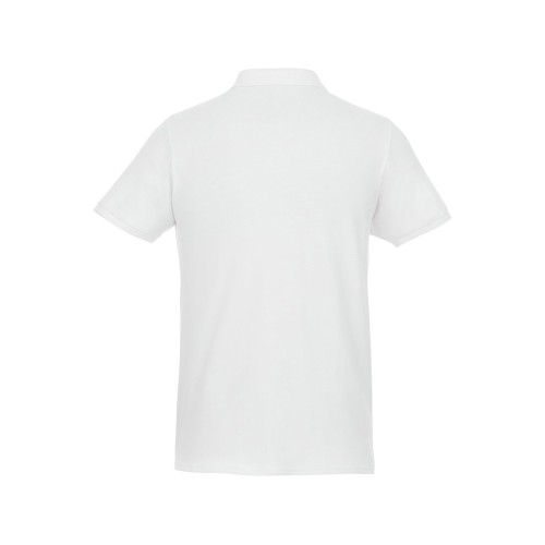 Мужское поло Beryl из переработанных органических материалов с коротким рукавом, белый