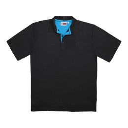 Рубашка поло "Solo" мужская, аква