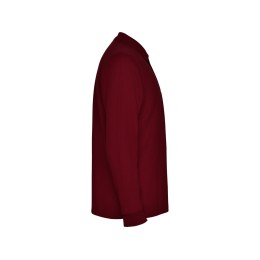 Рубашка поло "Carpe" мужская с длинным рукавом, гранатовый