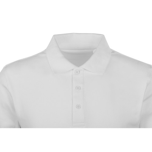 Поло с эластаном «Chicago», 200гр пике, белый