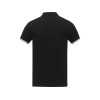 Morgan Двухцветное мужское поло с коротким рукавом , черный