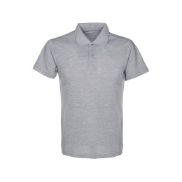 Рубашка поло "First 2.0" мужская, серый меланж
