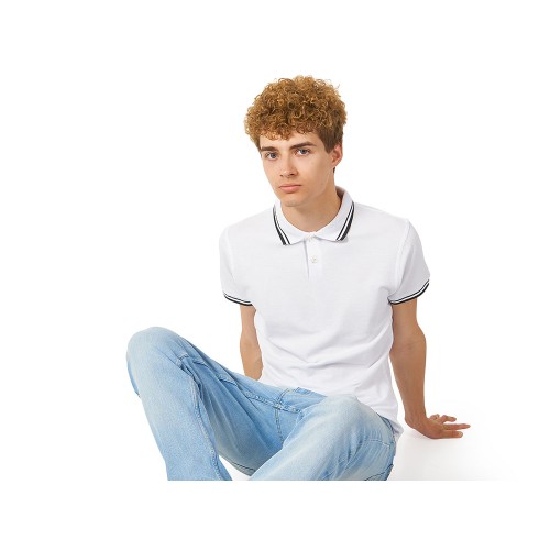 Рубашка поло "Erie" мужская, белый