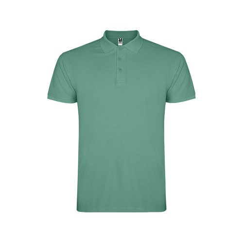 Рубашка поло "Star" мужская, темный ментол