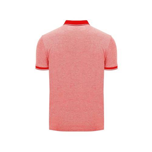 Рубашка поло "Bowie" мужская, меланжевый красный