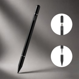 Стилус универсальный Pro Stick для планшетов и смартфонов, черный, Deppa
