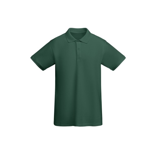 Рубашка поло "Prince" мужская, бутылочный зеленый