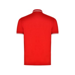 Рубашка поло "Montreal" мужская, красный/белый