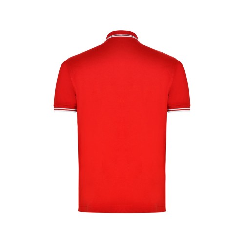 Рубашка поло "Montreal" мужская, красный/белый