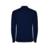 Рубашка поло "Estrella" мужская с длинным рукавом, нэйви