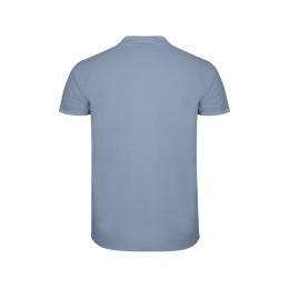 Рубашка поло "Star" мужская, спокойный синий