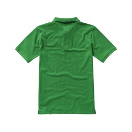 Calgary мужская футболка-поло с коротким рукавом, зеленый