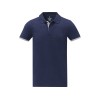 Morgan Двухцветное мужское поло с коротким рукавом , темно-синий
