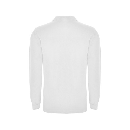 Рубашка поло "Carpe" мужская с длинным рукавом, белый