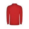 Рубашка поло "Carpe" мужская с длинным рукавом, красный