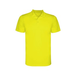 Рубашка поло "Monzha" мужская, неоновый желтый