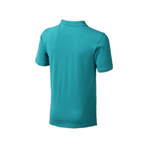 Calgary мужская футболка-поло с коротким рукавом, аква