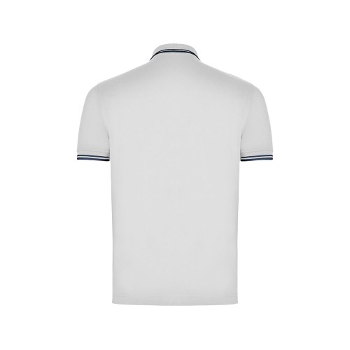 Рубашка поло "Montreal" мужская, белый/нэйви