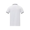 Amarago Мужское поло с коротким рукавом и контрастной отделкой, белый