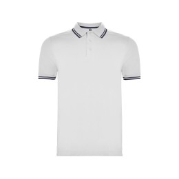 Рубашка поло "Montreal" мужская, белый/нэйви