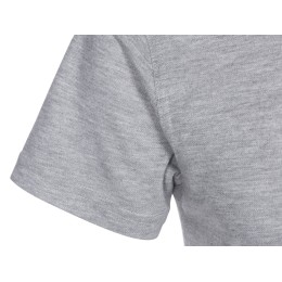 Рубашка поло "First 2.0" мужская, серый меланж