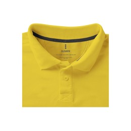 Calgary мужская футболка-поло с коротким рукавом, желтый