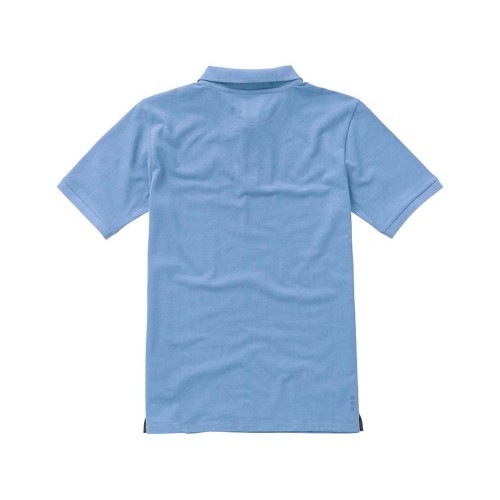 Calgary мужская футболка-поло с коротким рукавом, голубой