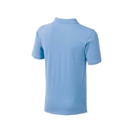 Calgary мужская футболка-поло с коротким рукавом, голубой